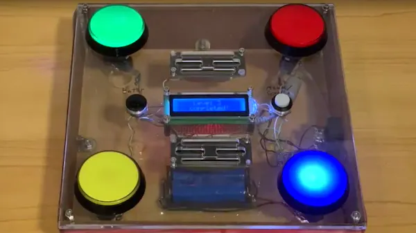 This Awesome Dad Made His Son an Arduino Music and Game Box - Hackster.io