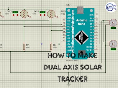How to make dual axis solar tracker