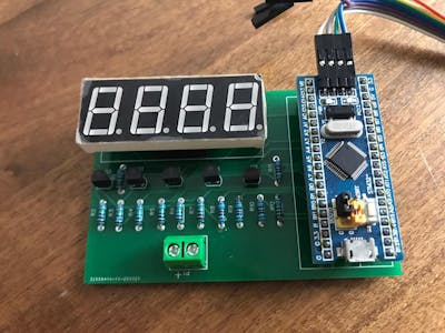 Tempeture Sensor With STM32F103