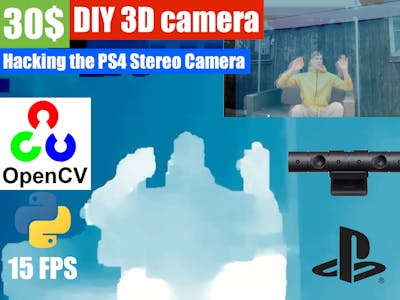 PS4 camera: DIY Cheap High Resolution 3D Depth Camera