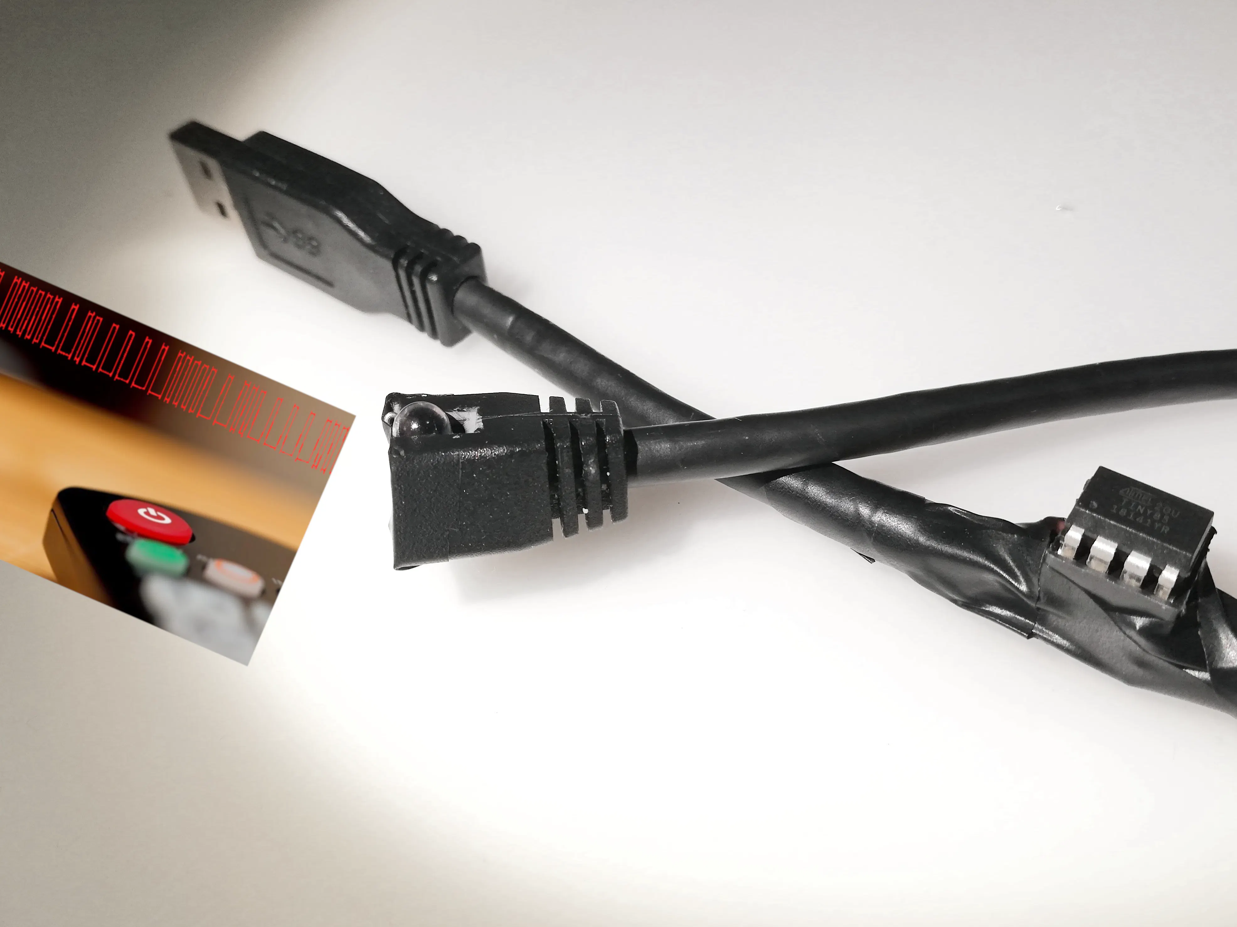 Infrared Remote in a USB Cable - Hackster.io