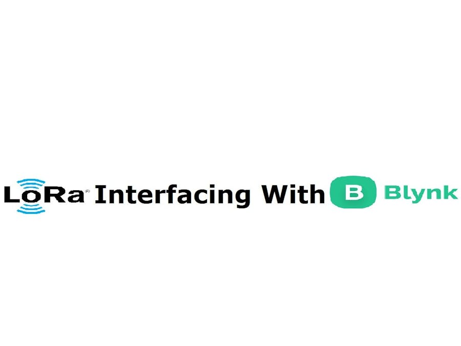 LoRa Blynk app Interfacing