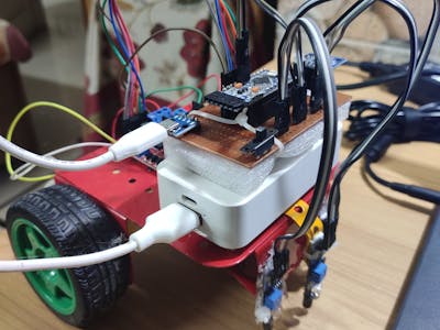 Maze Solving Robot (3 IR Sensors)