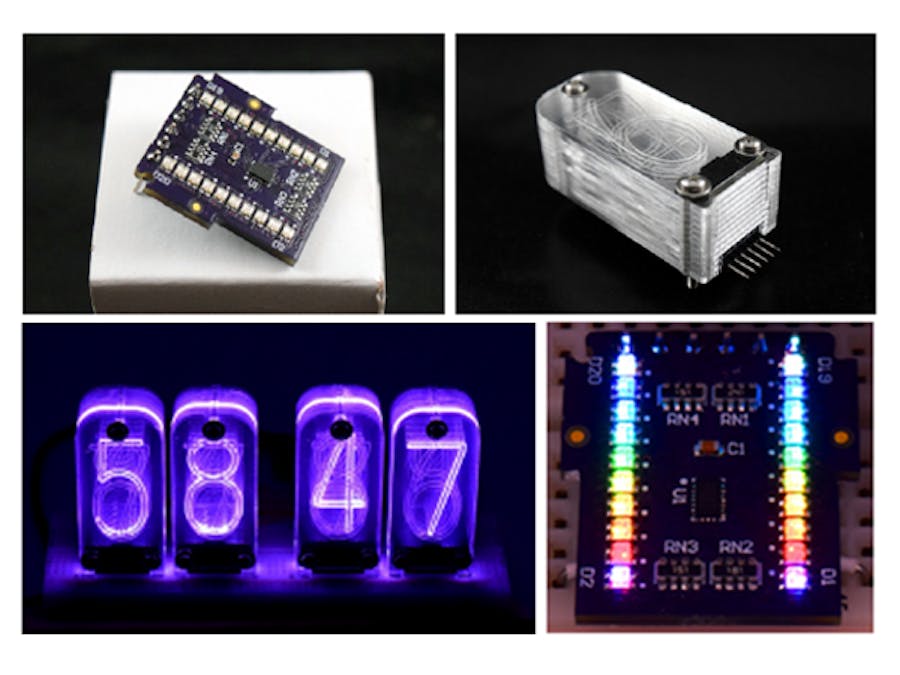 RGB LED Pseudo Nixie Driver