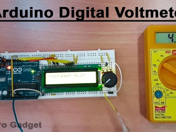 DIY Simple Arduino Digital Voltmeter - Arduino Project Hub