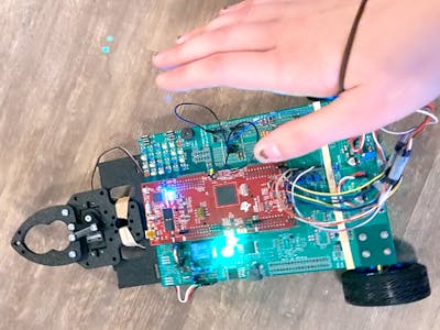 Wearable Control for Robot Car and Gripper