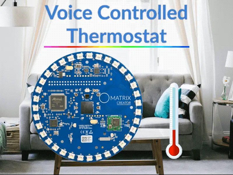 Voice Control Your Thermostat with a MATRIX Device - Rhasspy - Hackster.io