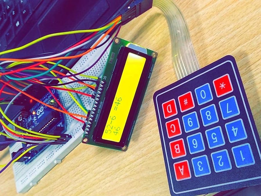 Calculator Using Arduino And Keypad 4x4 And Lcd Display Arduino Project Hub 6666