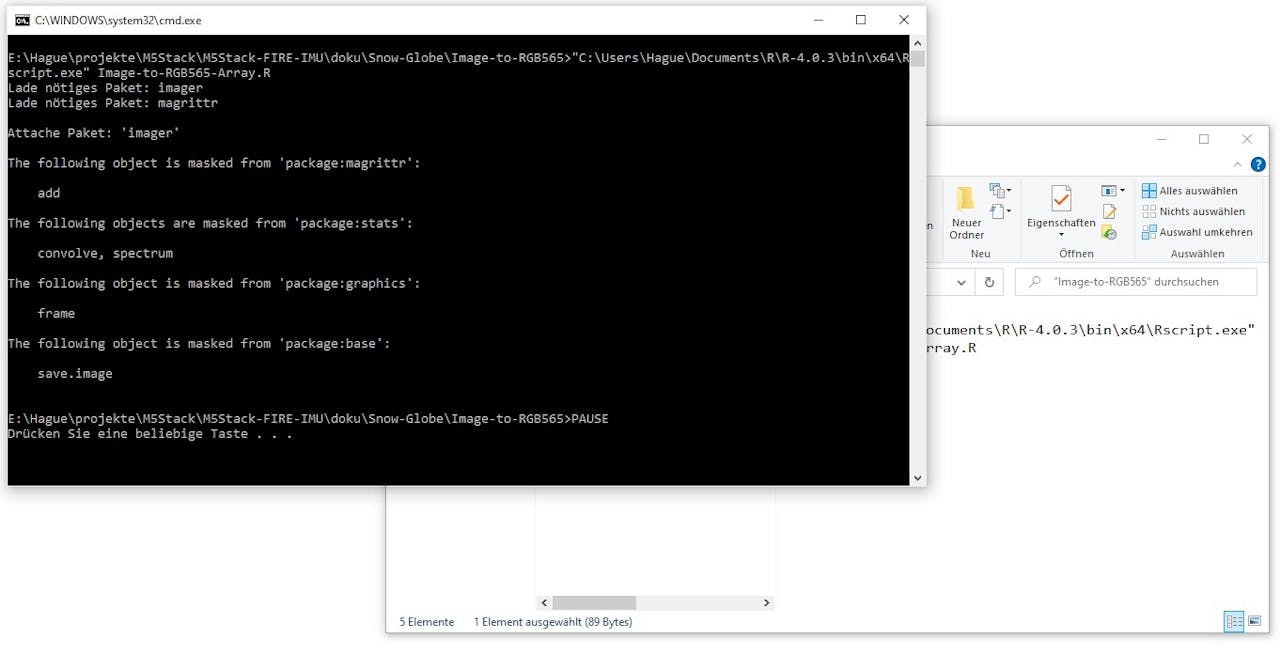 M5stack Christmas Snow Globe Hackster Io