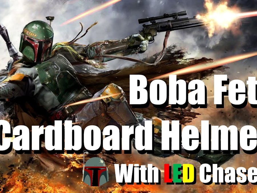 DIY - Boba Fett Helmet With LED Chaser Circuit