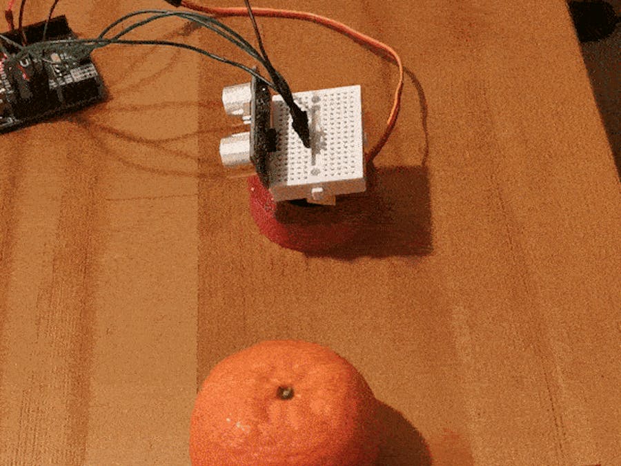 Ultrasonic sweep for objects with serial communication