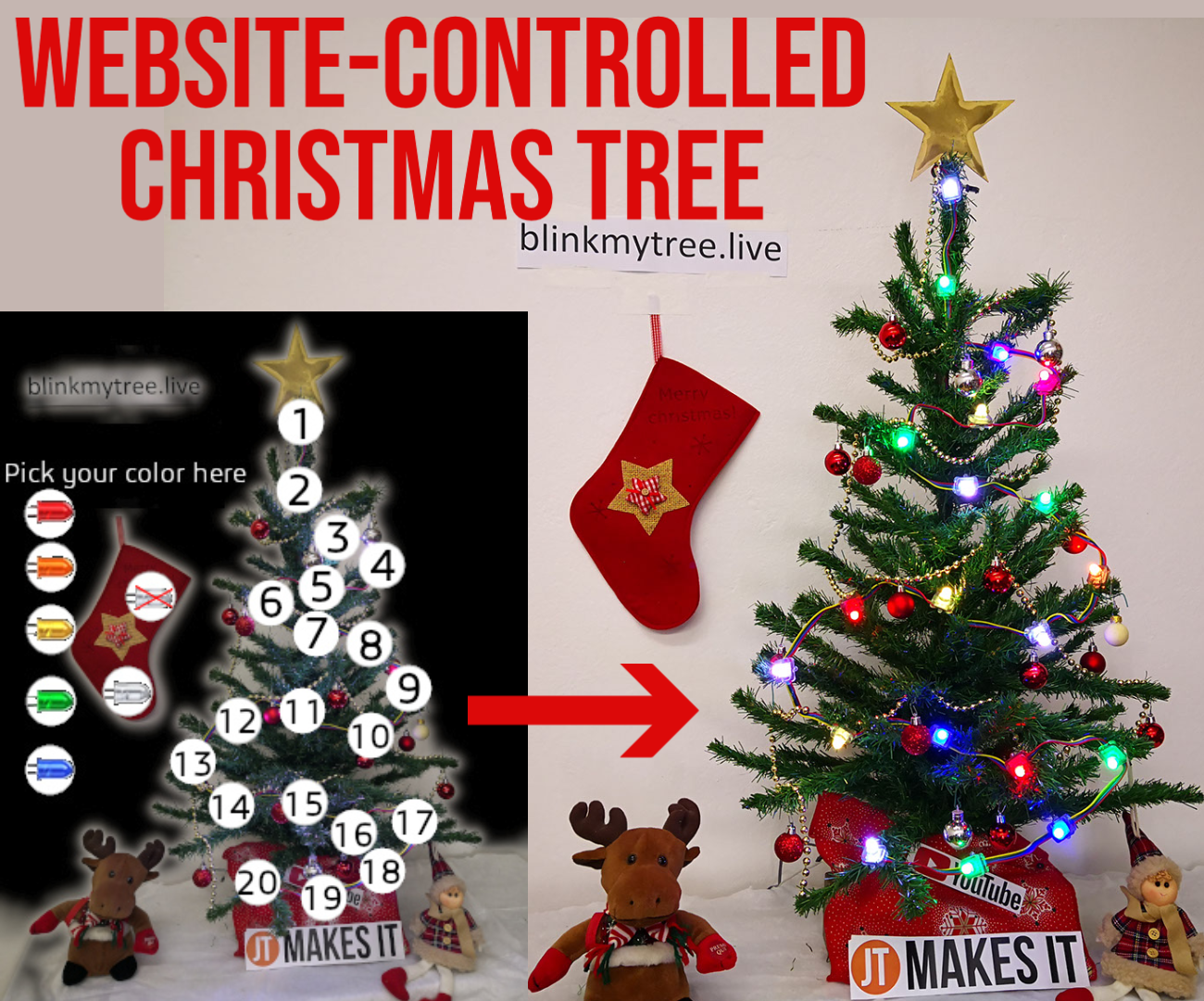 Website-Controlled Christmas Tree (anyone Can Control It) - Hackster.io