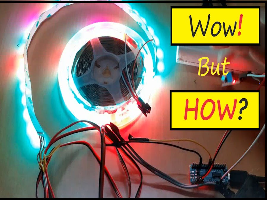 How To Make DIY Music Reactive RGB LED Strip WS2812B