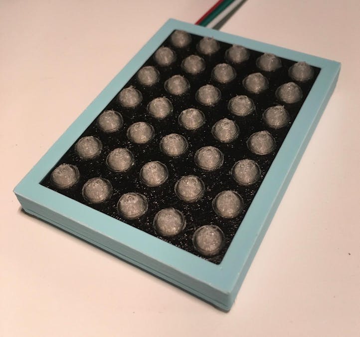 A Simple 5x7 NeoPixel Display