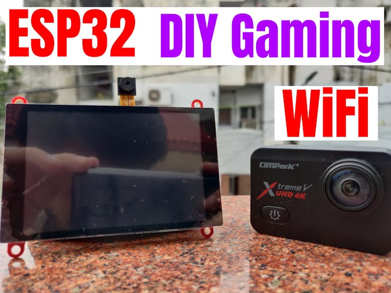 ESP32 Touchscreen Camera | ESP32 Gaming | DIY Digital Camera