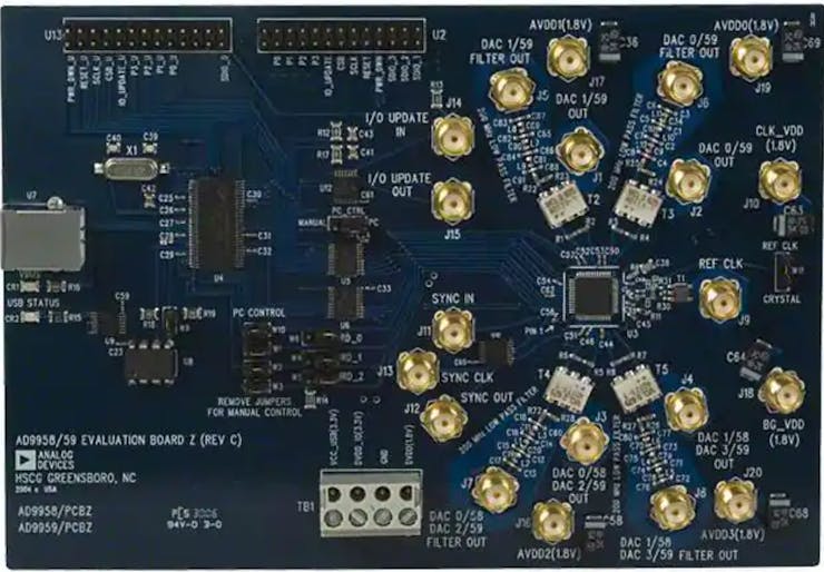 Analog Devices AD9959/PCBZ EVALUATION BOARD