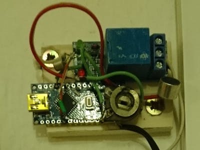 The door bell opens an electronic door