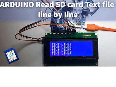 Arduino - How to Read SD Card Text File Line by Line