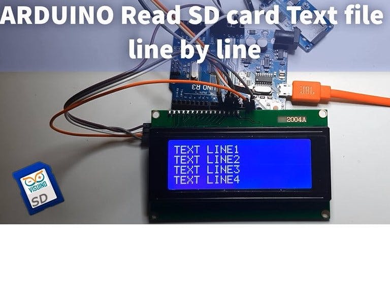 Arduino - How to Read SD Card Text File Line by Line