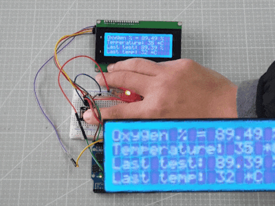 hackster oximeter pulse