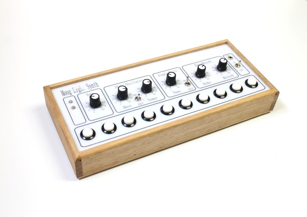 The Moog Light Synth V2 Features 10 Keys for Terrific Tones 