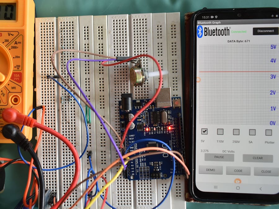 Arduino graph using android app - Arduino Project Hub