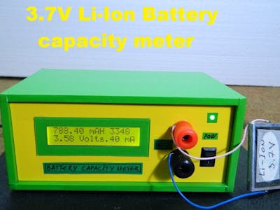 Lithium Battery Capacity Tester