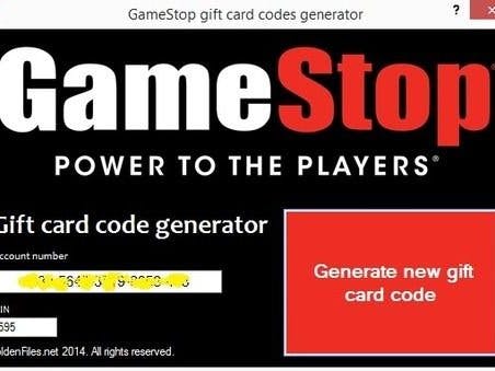 Free Gamestop Gift Card Code And Pin Generator Hackster Io