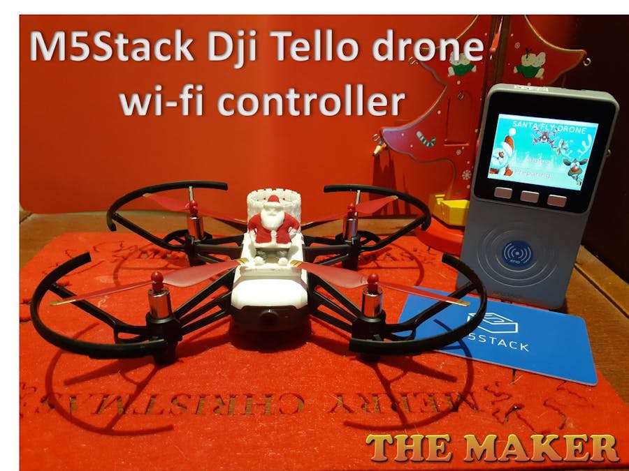 M5stack Christmas Tello Drone For Santa Hackster Io