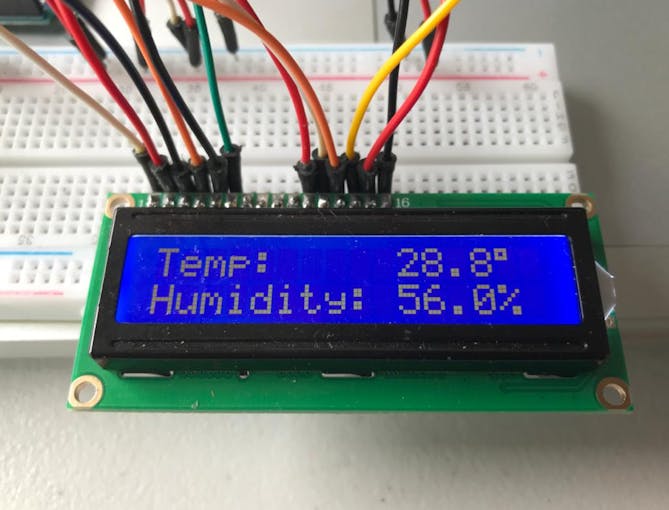 Temperature and humidity sensor - Arduino Project Hub