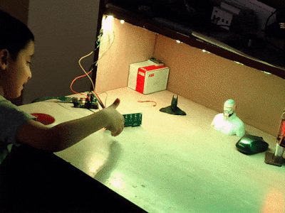 Gesture Controlled Interactive Table Light