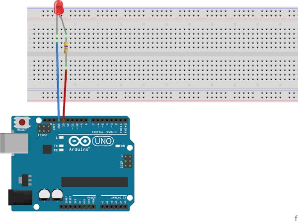 Simple Blinking Led External Arduino Project Hub 2483