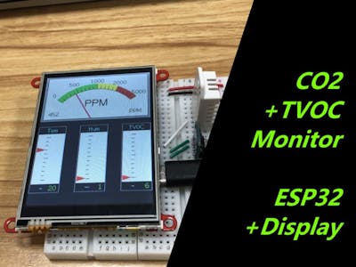 Monitor CO2 and TVOC With ESP32