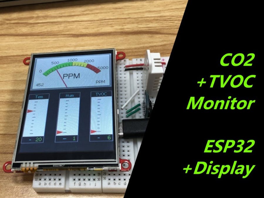Monitor CO2 and TVOC With ESP32