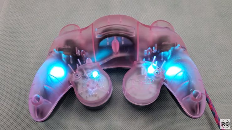 Gamecube controller best sale led mod