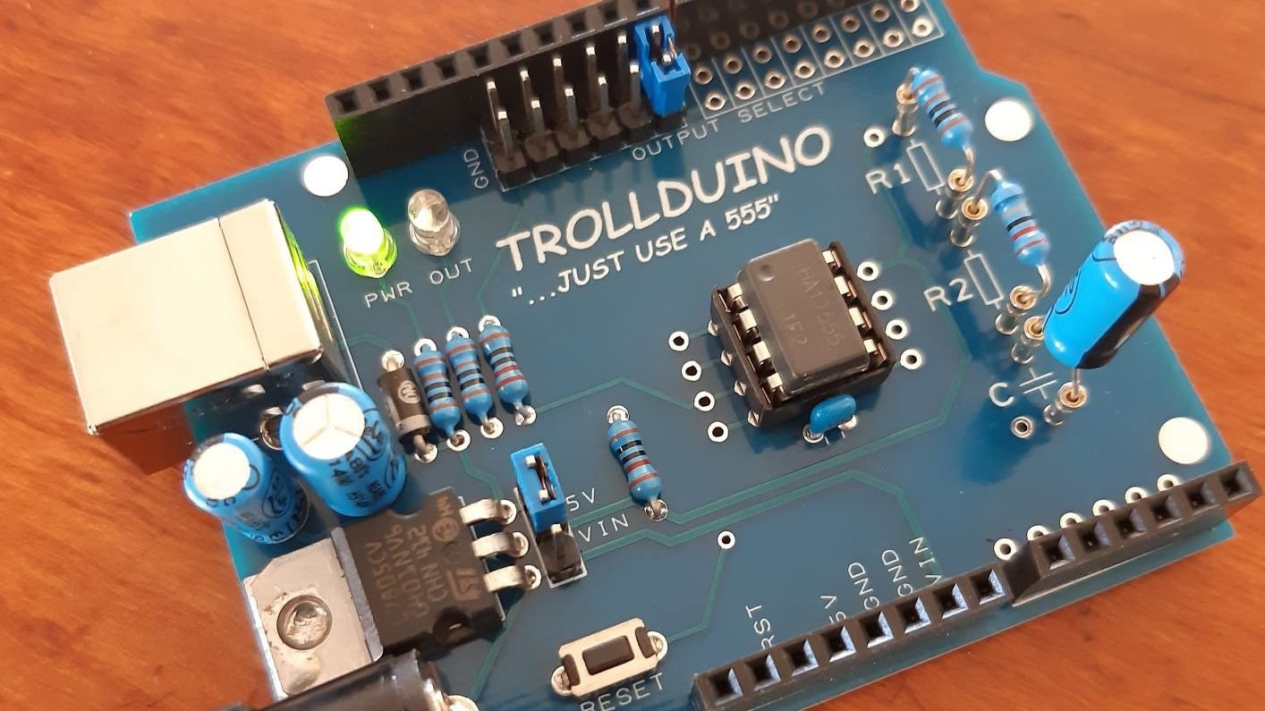 555-Powered Trollduino - Hackster.io