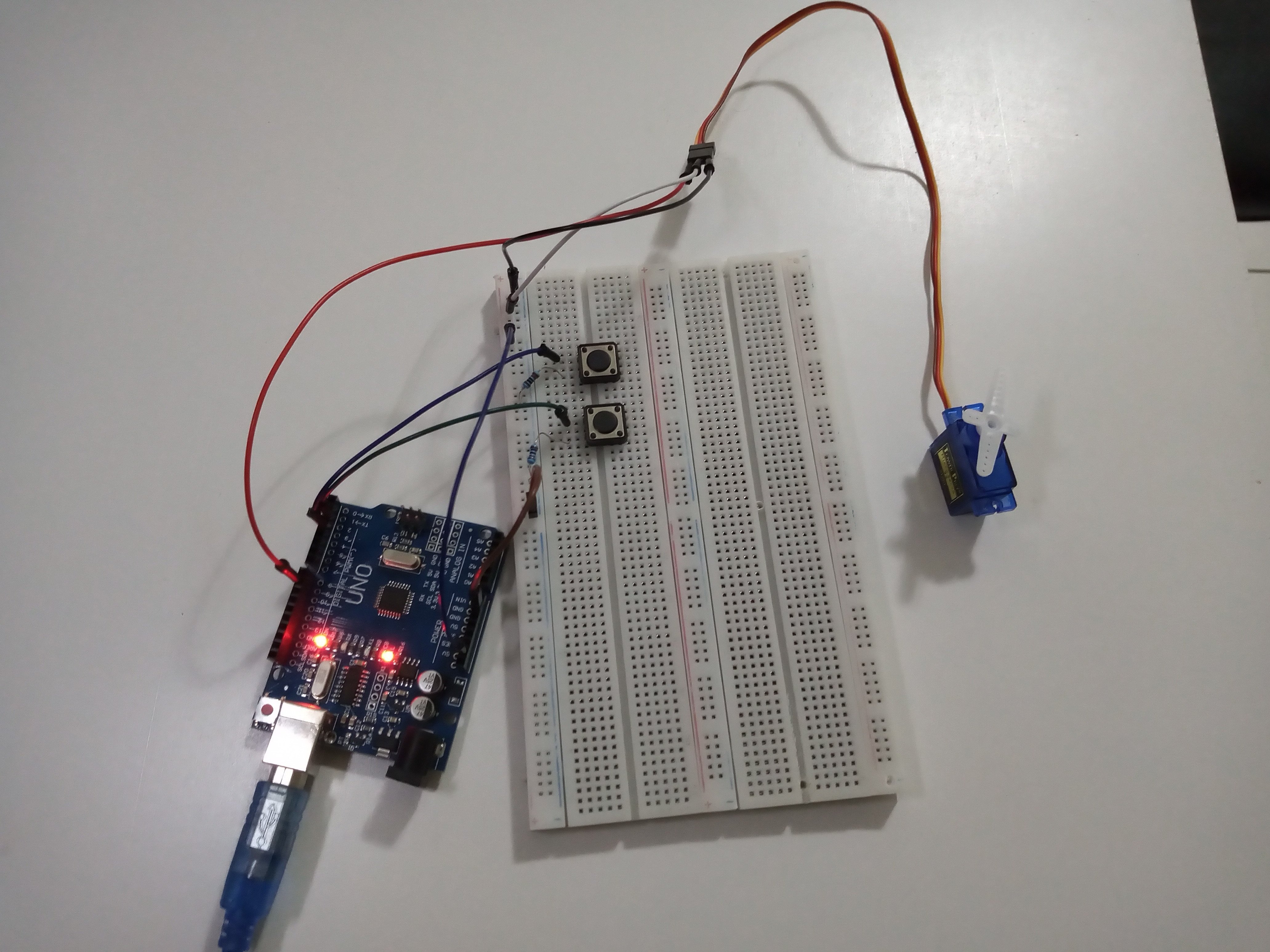 Controling Servo Motors With Buttons And Arduino - Arduino Project Hub