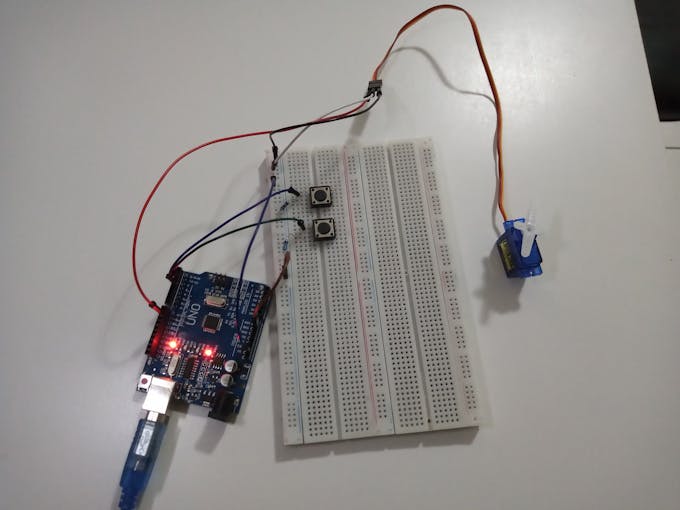 Controling servo motors with buttons and arduino - Arduino Project Hub