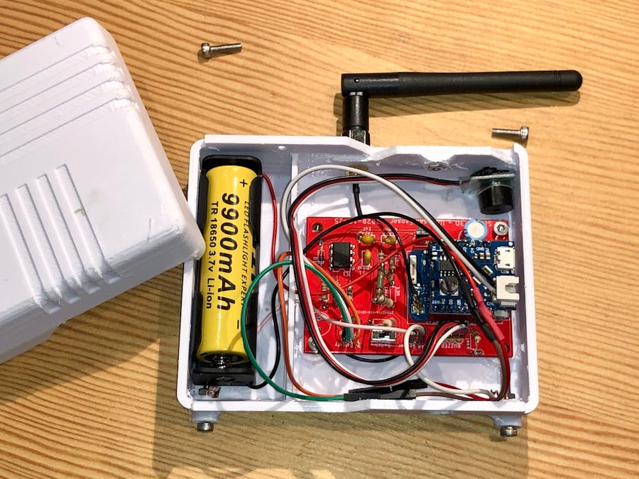 IOT Water Leak detector running on 3.7v battery