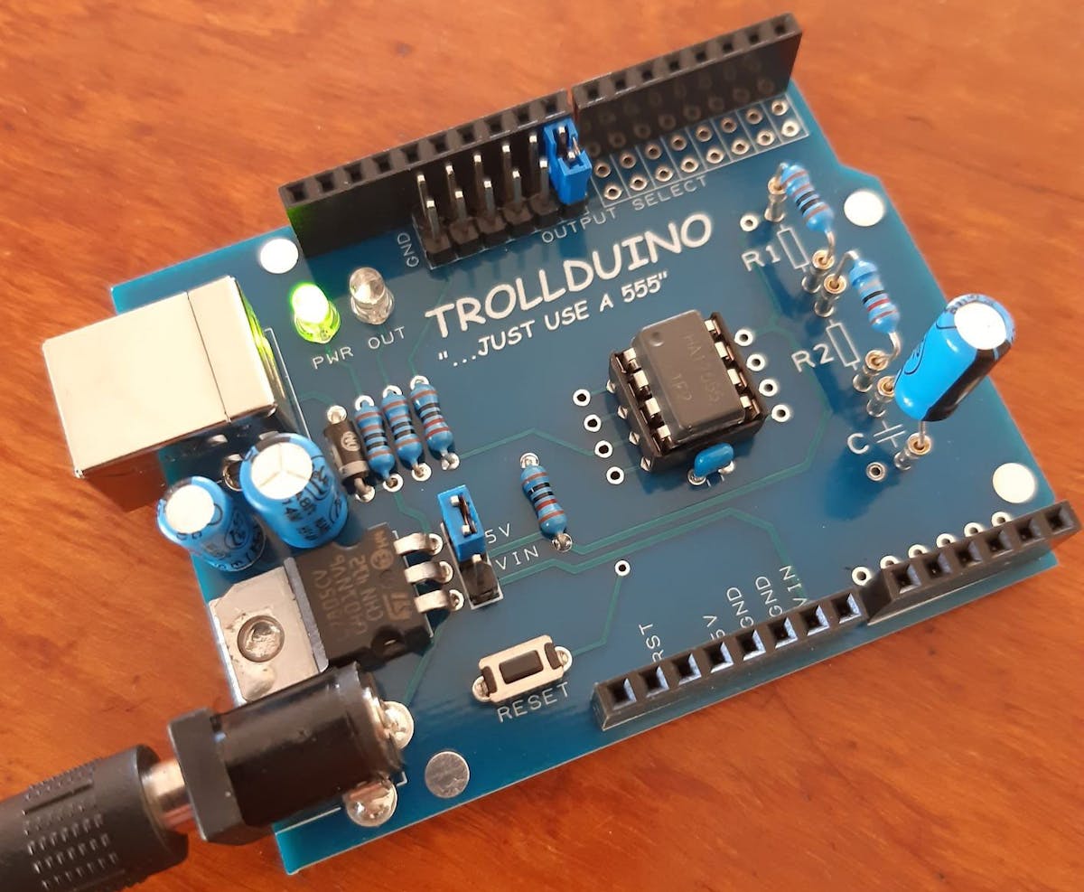 555-Powered Trollduino - Hackster.io