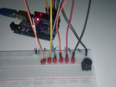 Simple LED Dice with "random" function