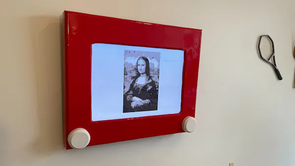 Gigantic Wall-Mounted Digital Etch A Sketch Can Automatically Draw Art ...