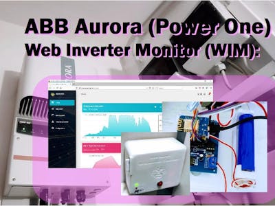 Inverter Aurora ABB (Power One) Web Monitor (WIM) With Es...