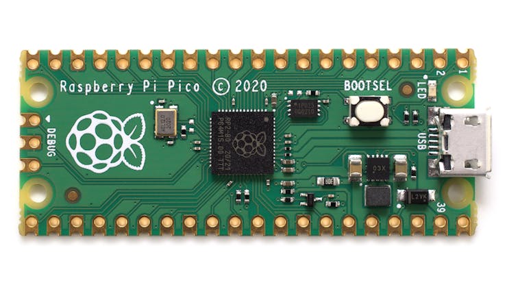 Raspberry Pi Pico is the first microcontroller board from the company, and the debut of its first in-house silicon. (📷: Gareth Halfacree)