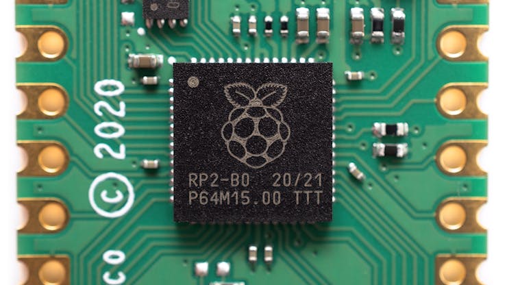 The RP2040 is a dual-core Arm Cortex-M0+ microcontroller developed by the Raspberry Pi ASIC team. (📷: Gareth Halfacree)