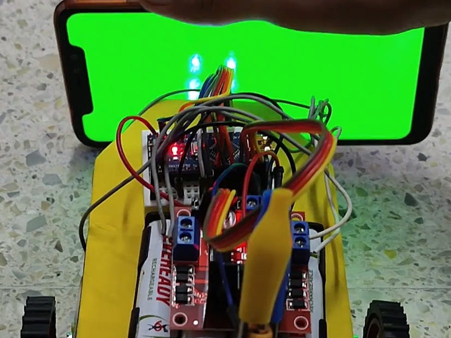 Color Controlled Car using TCS3200 Color Sensor