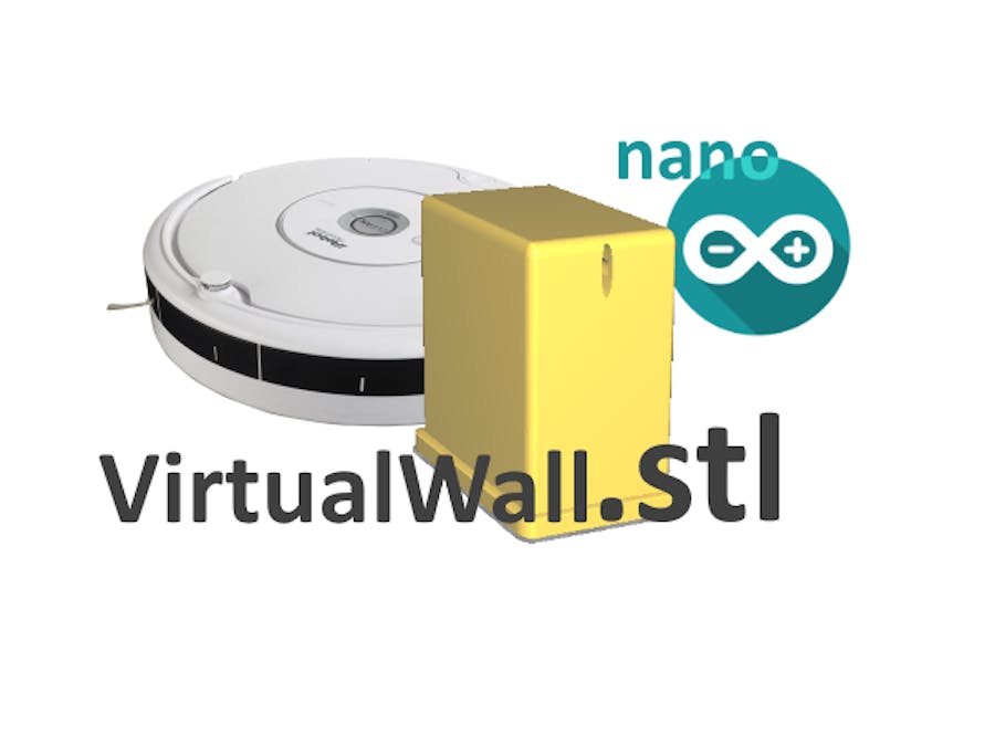 3D Printable Virtual Wall for iRobot Roomba