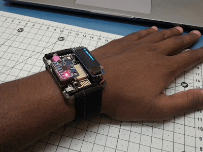 Gesture Detection Using Machine Learning (ESP8266)