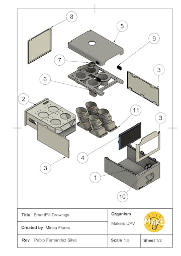 Smart Pill Dispenser Circuit Diagram
