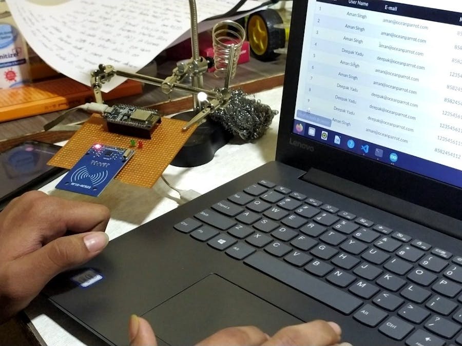 RFID based attendance system